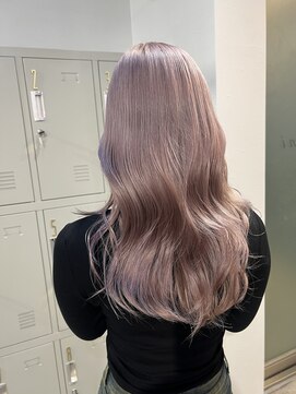 ムード(mood) ピンクミルクティー/ブリーチ/シルバー/ダブルカラー/ハイトーン