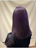 ディープパープル/ロングヘア