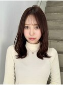レイヤー/セミロングボブ髪質改善縮毛矯正白髪ぼかしショート