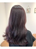 ロング/ラベンダー/シアーカラー/姫カット/宇都宮