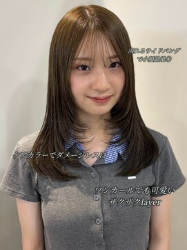 シェノン フェム 名古屋 名駅店(CHAINON×FeM#) 透明感/大人girly/顔周り/名古屋/名駅/髪質改善/レイヤーカット