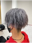 ウルフカット、ケアブリーチ、ダメージケア、束感ヘア、韓国風