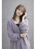 アグ ヘアー ロジェット 松本桐店(Agu hair rojet)&nbsp;透明感グレージュ×シースルーバング