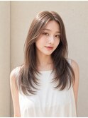【透明感ベージュ】軽やかロングレイヤー