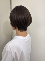 ペスカケイクリエイティブ(PESCA K-CREATIVE)&nbsp;丸みシルエットショート×ナチュラルベージュ