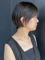 ピークアブー 銀座中央通り(PEEK-A-BOO)&nbsp;大人ショート小顔ヘア黒髪スタイル