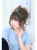Bella菅野☆褒められ髪☆ルーズなアップスタイル