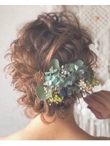 ヘアメイクサロン シャルメ(Hair Make Salon CHARMER) 結婚式や二次会に人気なシニヨンヘアセット