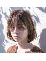 ヘア ヴィルゴ 吉祥寺(hair Virgo)&nbsp;【Virgo吉祥寺】ナチュラルなグレージュミニマムボブ