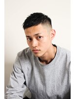 メリケンバーバーショップ フクオカ(MERICAN BARBERSHOP FUK)&nbsp;ソフトツーブロックフェザーマッシュワイルドアップバング2