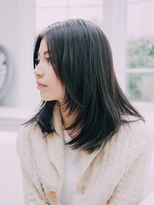 プロデュース 東橋本店(Produce)&nbsp;大人黒髪レイヤースタイル【橋本/バレイヤージュ】