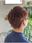 アップバングショート