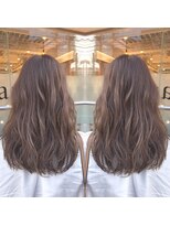 プラーチェ 古淵店(Plaatje) 大人フェミニンイルミナカラー × ミルクティー ベージュ