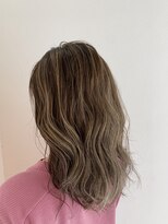 ヘアーサロン モンクール(hairsalon mon'coeur) ≪ハイライト×アッシュベージュ≫ミディアムレイヤー☆