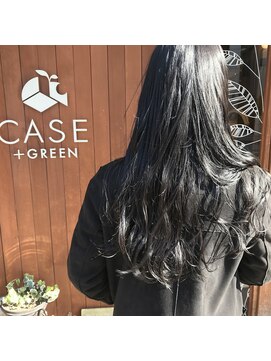 ケースプラスグリーン(CASE+GREEN) スーパーロング×ブルーブラック