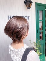 ホットスポット 宇部店(HOT SPOT)&nbsp;ショートボブは女性らしさをupさせます