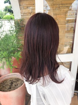 オシャマヘアー ウエスト店 レッドブラウン