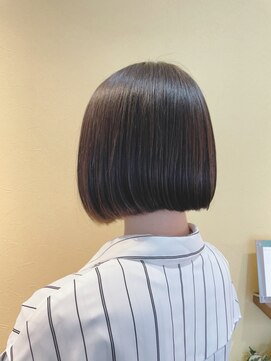 マリーナヘアー(marina hair) 【marina hair】自然な縮毛矯正で艶髪ボブ