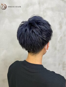 ドレスヘアーガーデン(DRESS HAIR GARDEN) メンズスタイル × ブルーブラック