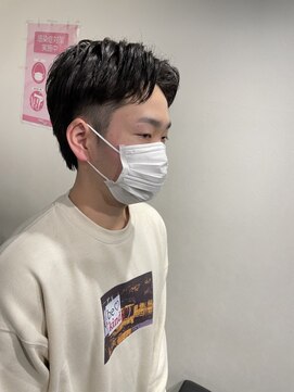 ヘアーシェルターフォーメン(Hair Shelter for men) ラフセンターパート