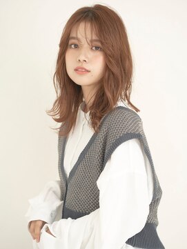 ルクスドレ 新宿(Luxe doree') くびれヘア/アースカラー/地毛風カラー/大人ヘルシー[新宿駅]