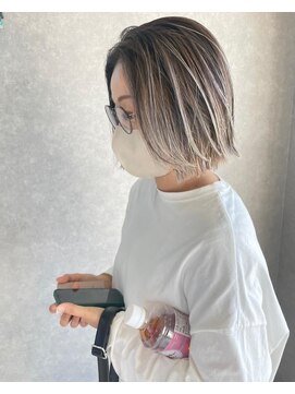 ムード タテマチ(mood tatemachi) 外ハネボブ/バレイヤージュ