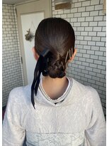 フェリーチェ(Felice)&nbsp;袴ヘアセット　タイトアレンジ　シニヨン　振袖ヘア