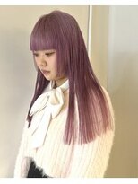 ニコ シモノセキ(NIKO Shimonoseki) 姫カット/ピンクベージュ/ラベンダーピンク/ホワイトピンク