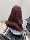 ピンクブラウン ブリーチなしダブルカラー <渋谷/渋谷駅>