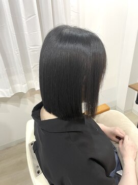美髪専門サロン バイ マイル(美髪専門サロン by mile) 乾かすだけでまとまるボブ