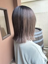 ココカラヘアー プラス(cococara‐hair plus)&nbsp;ラベンダーグレージュ/シャドールーツ/ミディアムボブ