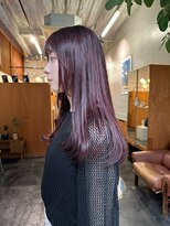 ニール シトロン 名古屋 伏見 丸の内(NEELU citron)&nbsp;【Neelu_tatsuya】ナチュラルレイヤーボルドーピンクブラウン