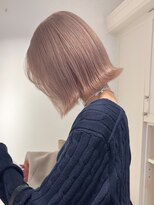 ベレーザ 渋谷(BELEZA) 12291艶髪ホワイトブロンドフェザーショート韓国マロンベージュ