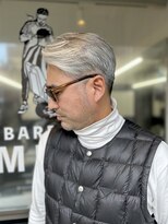 バーバーミキ(BARBER MIKI)&nbsp;大人サイドパートヘアー
