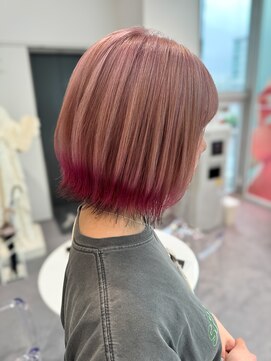 ヘアーアンドメイク ニューヨークニューヨーク 姫路店(Hair&Make NYNY) ピンクエンドカラー