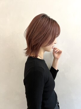 マスカリ(muscali) ハイライト/ダークブラウン似合わせカットミディアムレイヤーa46