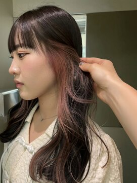 ユーリ(JUURI) インナーカラー/顔周りカット/暖色カラー