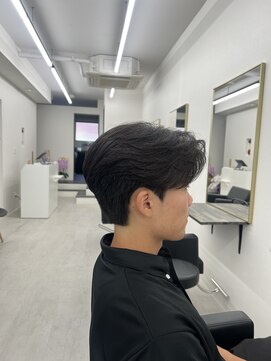 ステージ(STAGE) ダウンパーマ ニュアンスパーマ センターパート