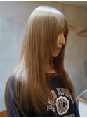 天神大名顔周りレイヤーカットミディアムボブタッセルボブパーマ