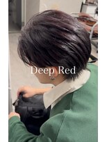 ノーバル バイ シエスタ 池袋(NoVal by siesta)&nbsp;メンズレッドカラー/ディープレッド/ワインレッド/池袋LANA