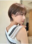 ＜30.40.50代＞大人似合わせショートx透明感カラー