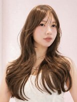 アフロート リノ(AFLOAT Leino) ミディアム レイヤー 韓国 くびれヘア