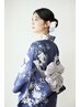 【花火大会やイベントに】浴衣着付け＋ヘアセット￥7700 