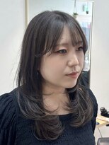 トト 船橋店(toto.)&nbsp;■ダークブルー/レイヤーカット/ミルクティーブロンド[船橋]