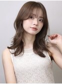 ダークパープル/ナチュラルショート/夏のヘアアレンジ/川崎