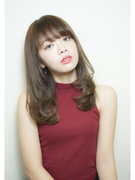 サロンドミルク 原宿(salon de MiLK) 【salon de MiLK 原宿】シースルーバング×ワンカール