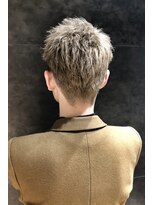 リップスヘアー 銀座(LIPPS hair)&nbsp;グランジツーブロック刈り上げジェントルマンアップバング