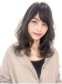 ふんわり華やか レイヤーミディ 髪質改善♪/Salon銀座