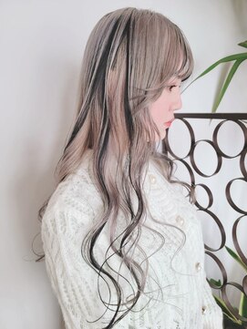 スマイロンナイロン ヘアー(smile on nylon hair) ホワイトブロンドハイトーンカラー