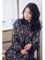 リエットヘアー 杢左店(Lie-et. hair)&nbsp;フェミニン×パーマ/ひし形ミディアム/アッシュ/透明感カラー